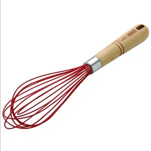 Cake Boss Wooden Steel Balloon Whisk with Silicone